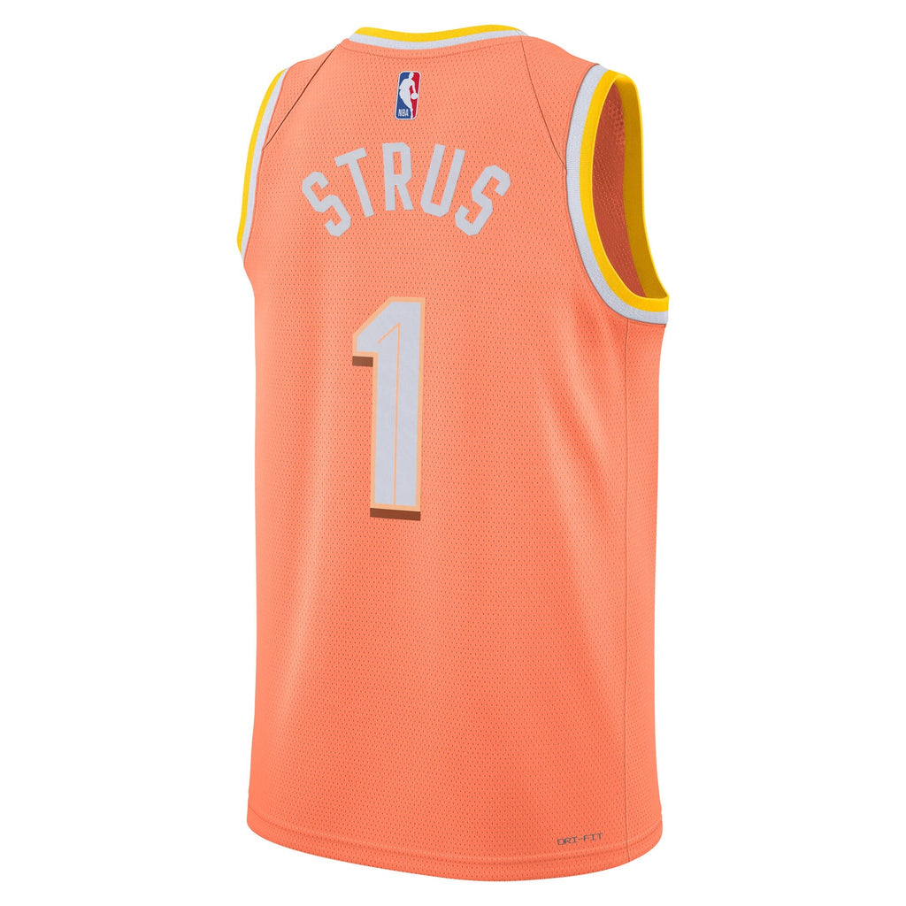 Cleveland Cavaliers Nike 2025/26 City Edition Swingman Jersey - Orange - Max Strus