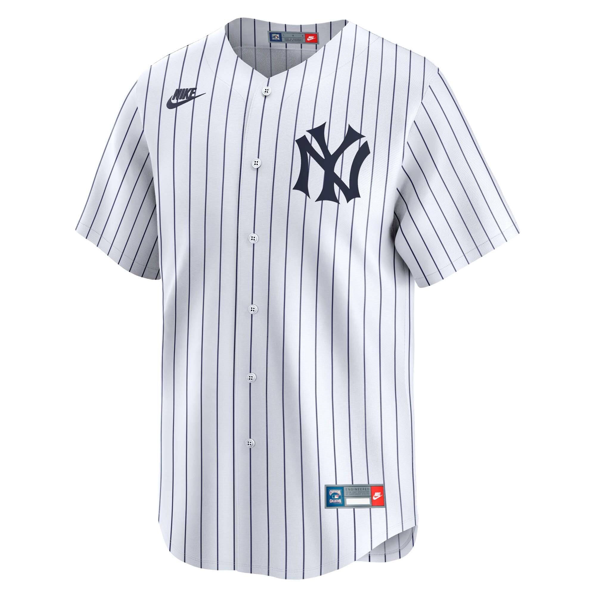 New York Yankees Mickey Mantle Nike White Throwback Cooperstown Collection Limited Jersey