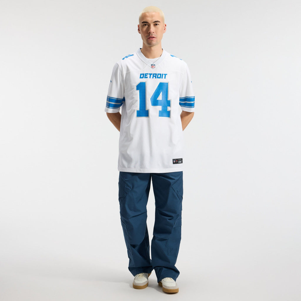 Detroit Lions Amon-Ra St. Brown Nike White Game Jersey