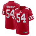 San Francisco 49ers Fred Warner Nike Scarlet Player Game Jersey