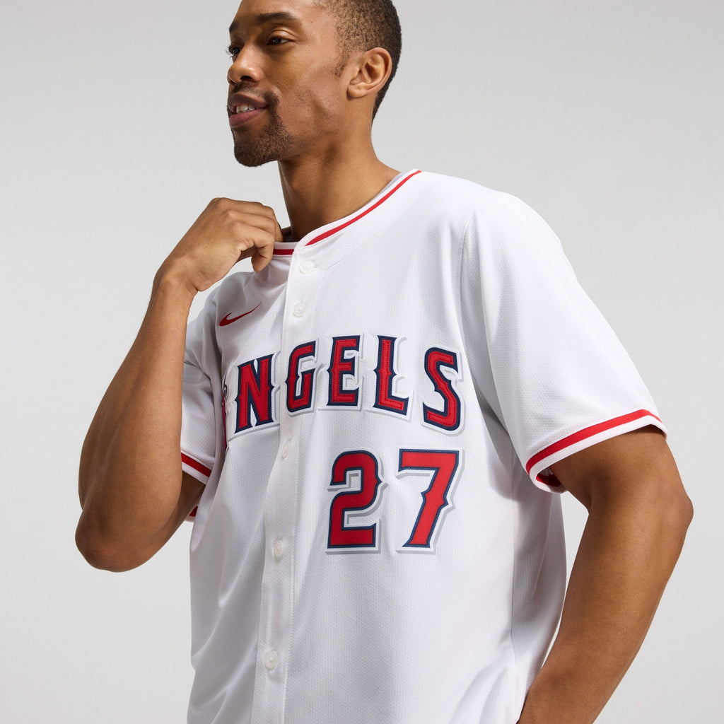 Los Angeles Angels Mike Trout Nike White Home Limited Player Jersey