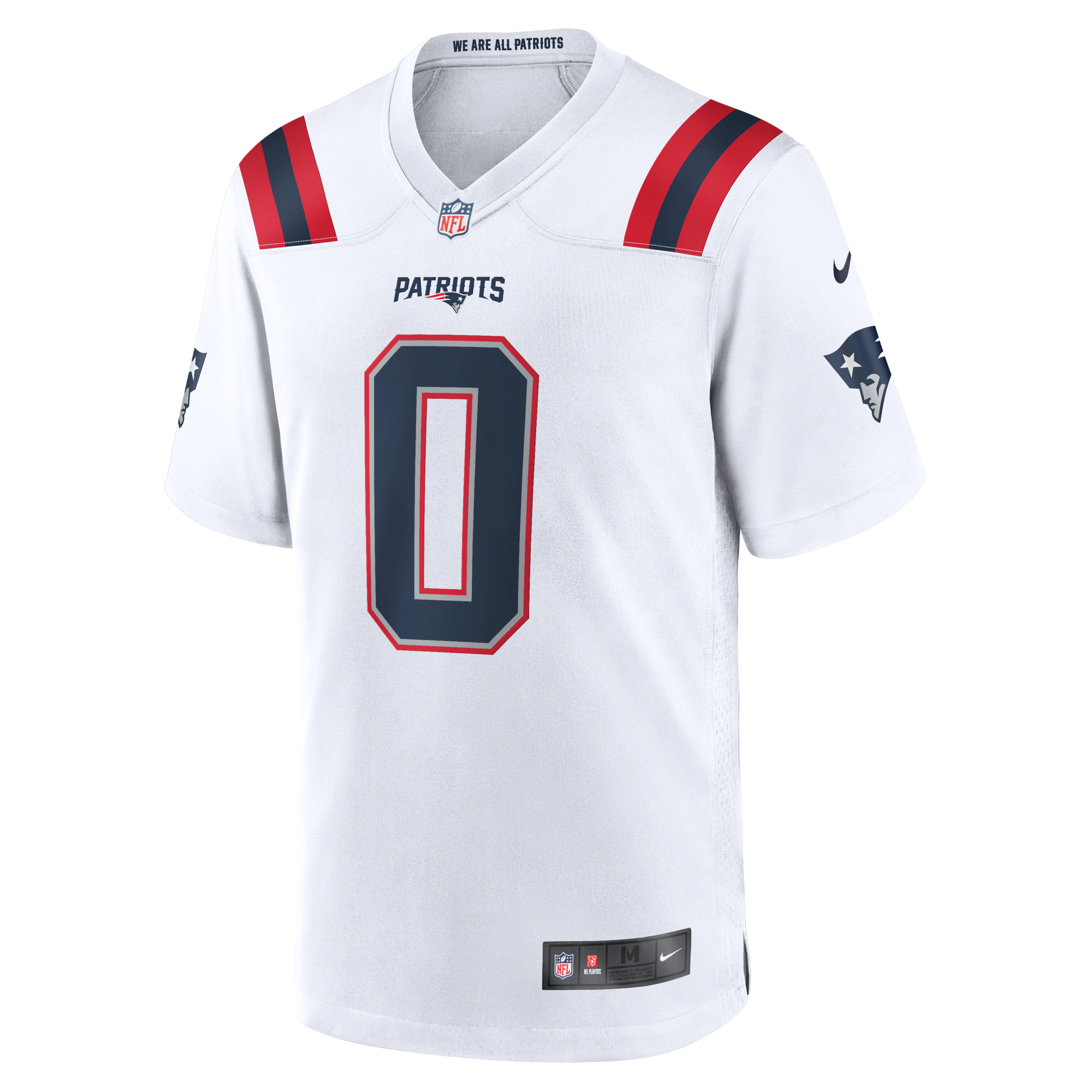 New England Patriots Christian Gonzalez Nike White Game Jersey