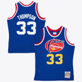 Denver Nuggets Mitchell & Ness David Thompson 1975 Dark Authentic Jersey - Royal Blue