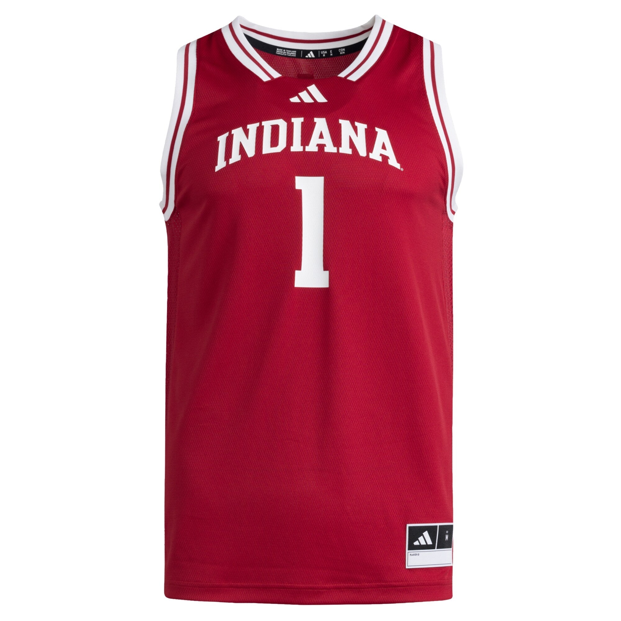 adidas #1 Crimson Indiana Hoosiers Replica Swingman Jersey