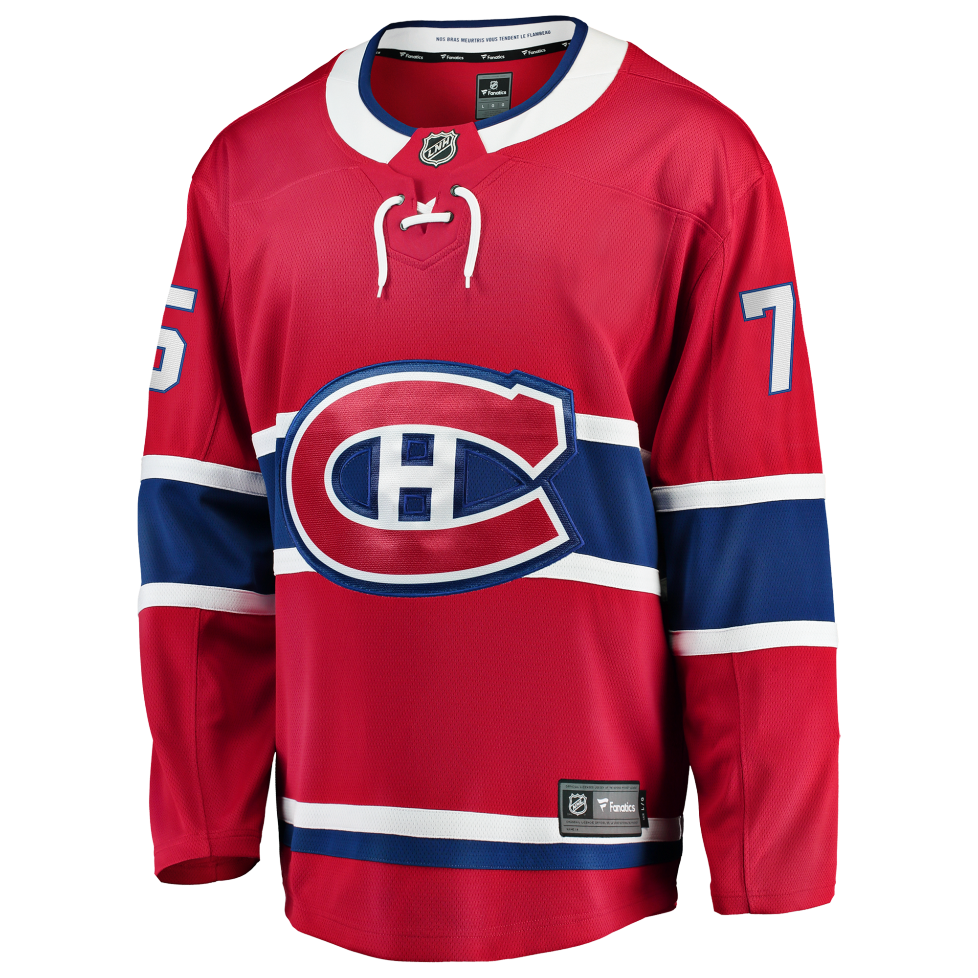 Montreal Canadiens Jakub Dobes Fanatics Red Home Breakaway Jersey