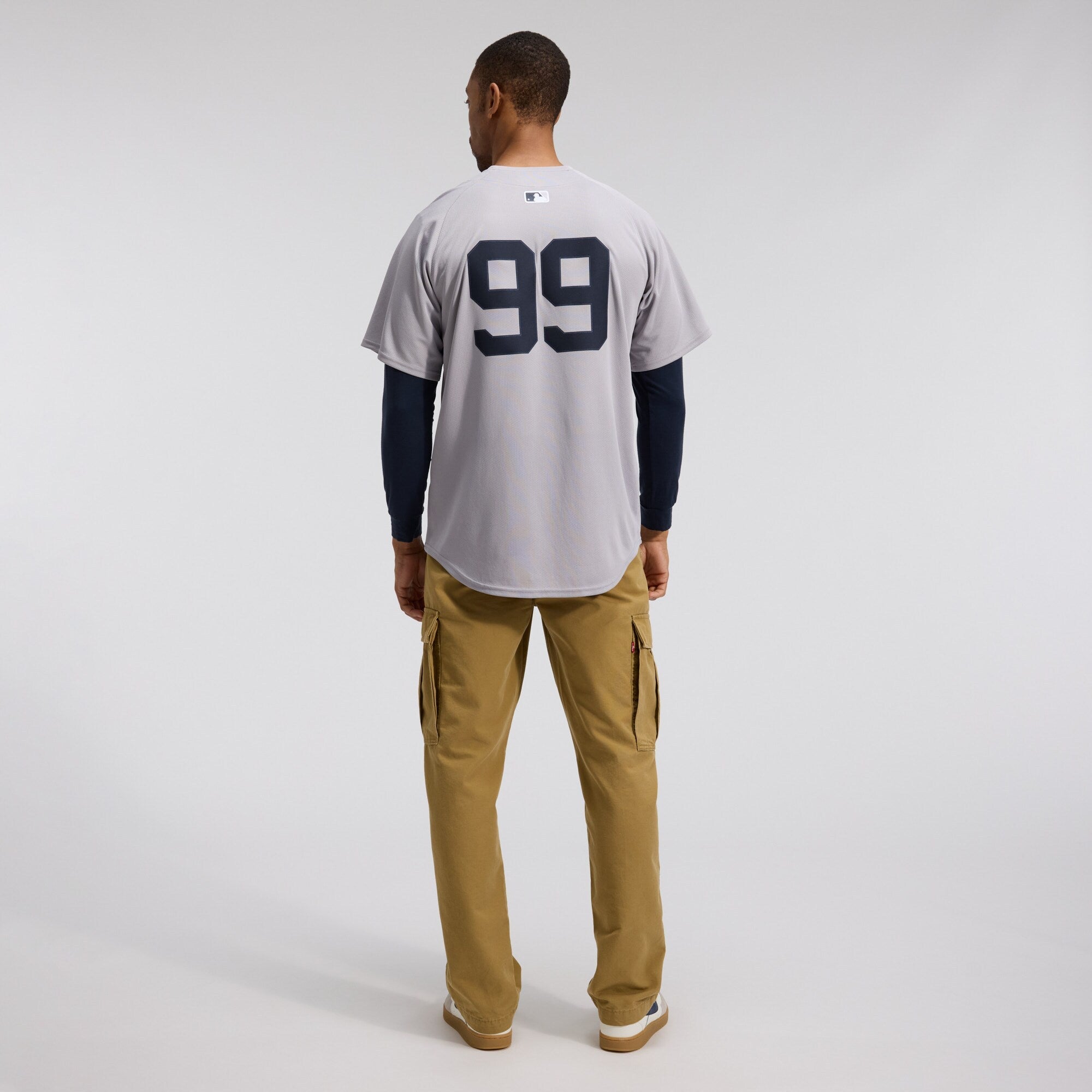 New York Yankees Aaron Judge Nike Gray Road Limited Player Jersey