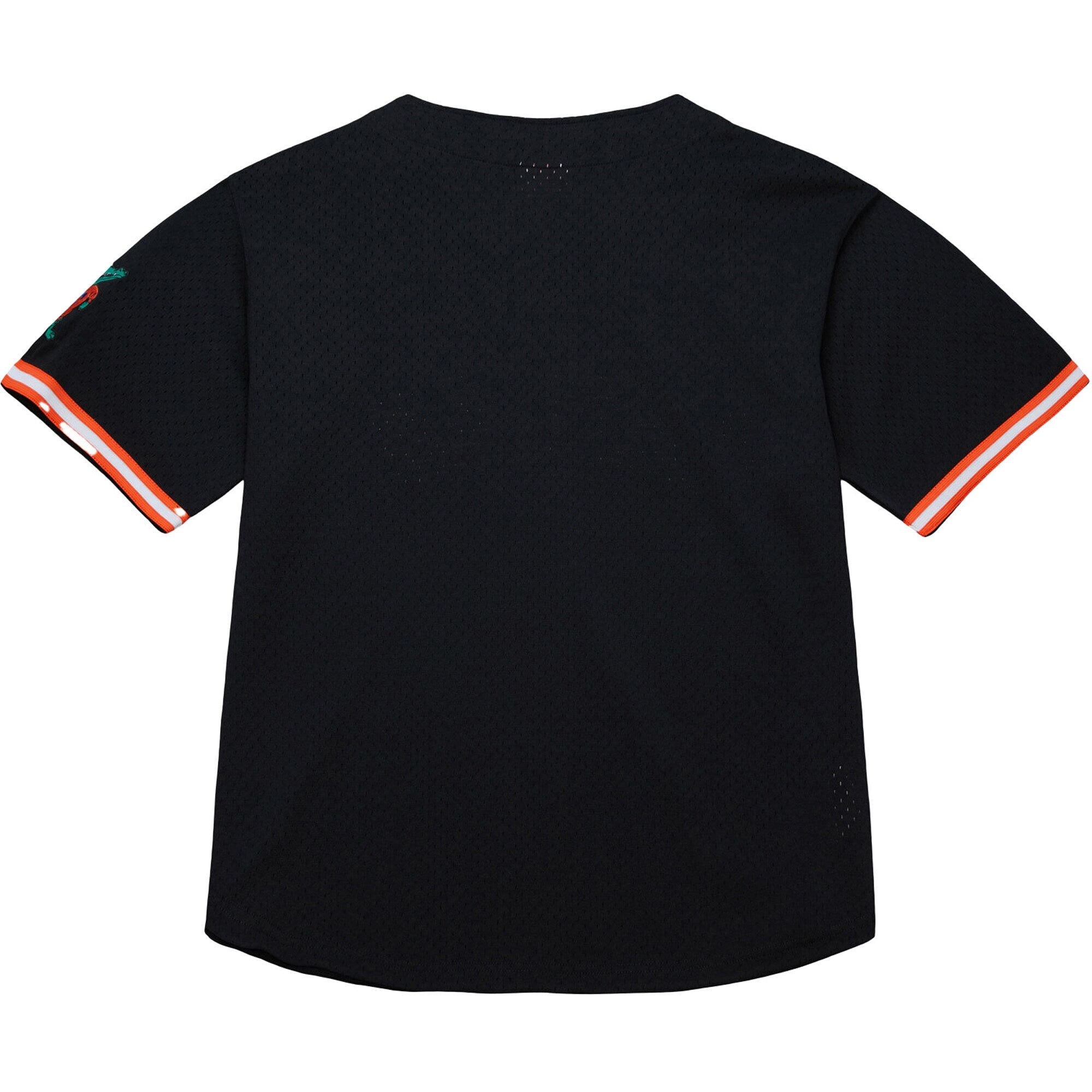Mitchell & Ness Black Florida Gators On The Clock Full-Button Fashion Jersey