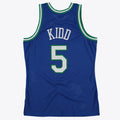 Dallas Mavericks Jason Kidd 1997 Hardwood Classics Road Swingman Jersey By Mitchell & Ness - Royal -