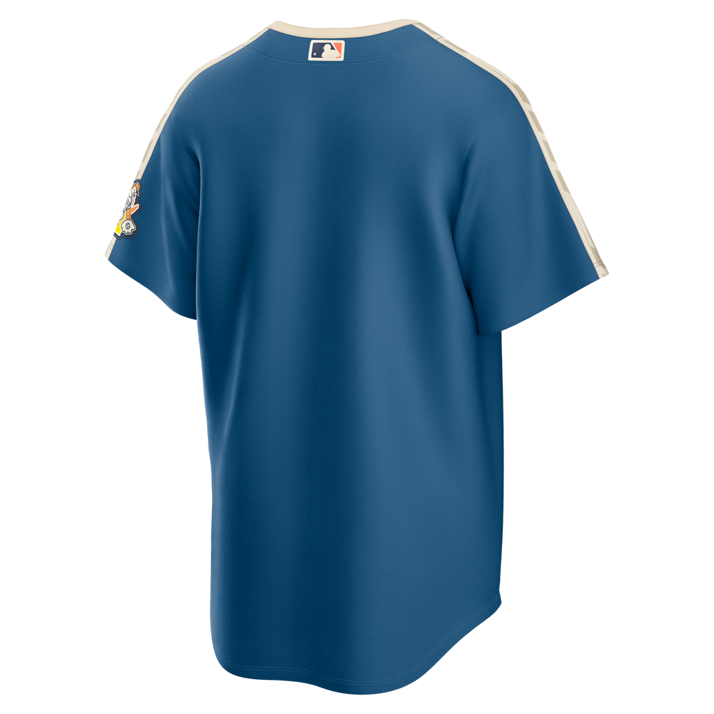 Milwaukee Brewers Nike Mineral Blue 2026 City Connect Stadium Jersey