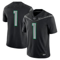 Nike #1 Black Oregon Ducks Game Jersey