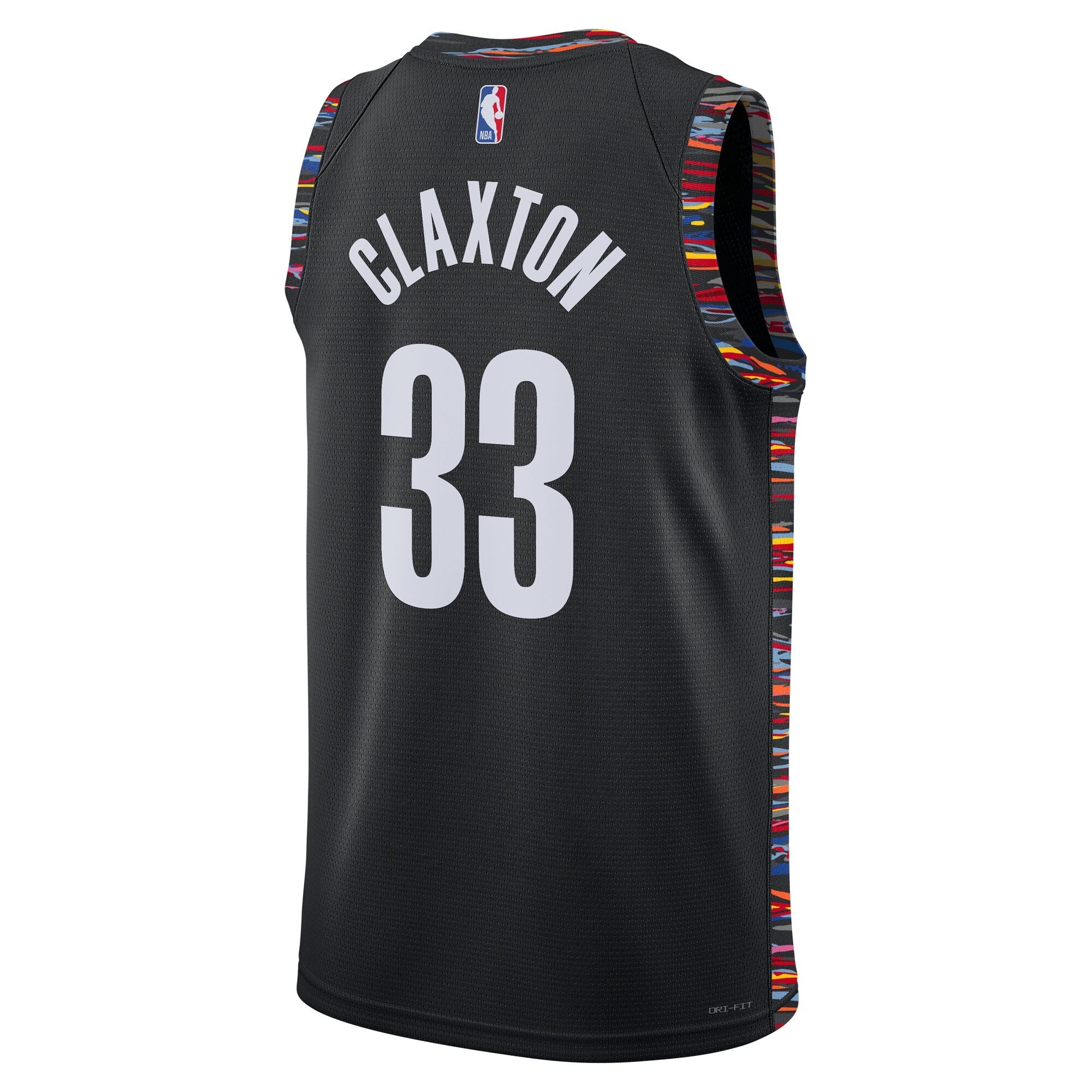 Brooklyn Nets Nike 2025/26 City Edition Swingman Jersey - Black - Nic Claxton