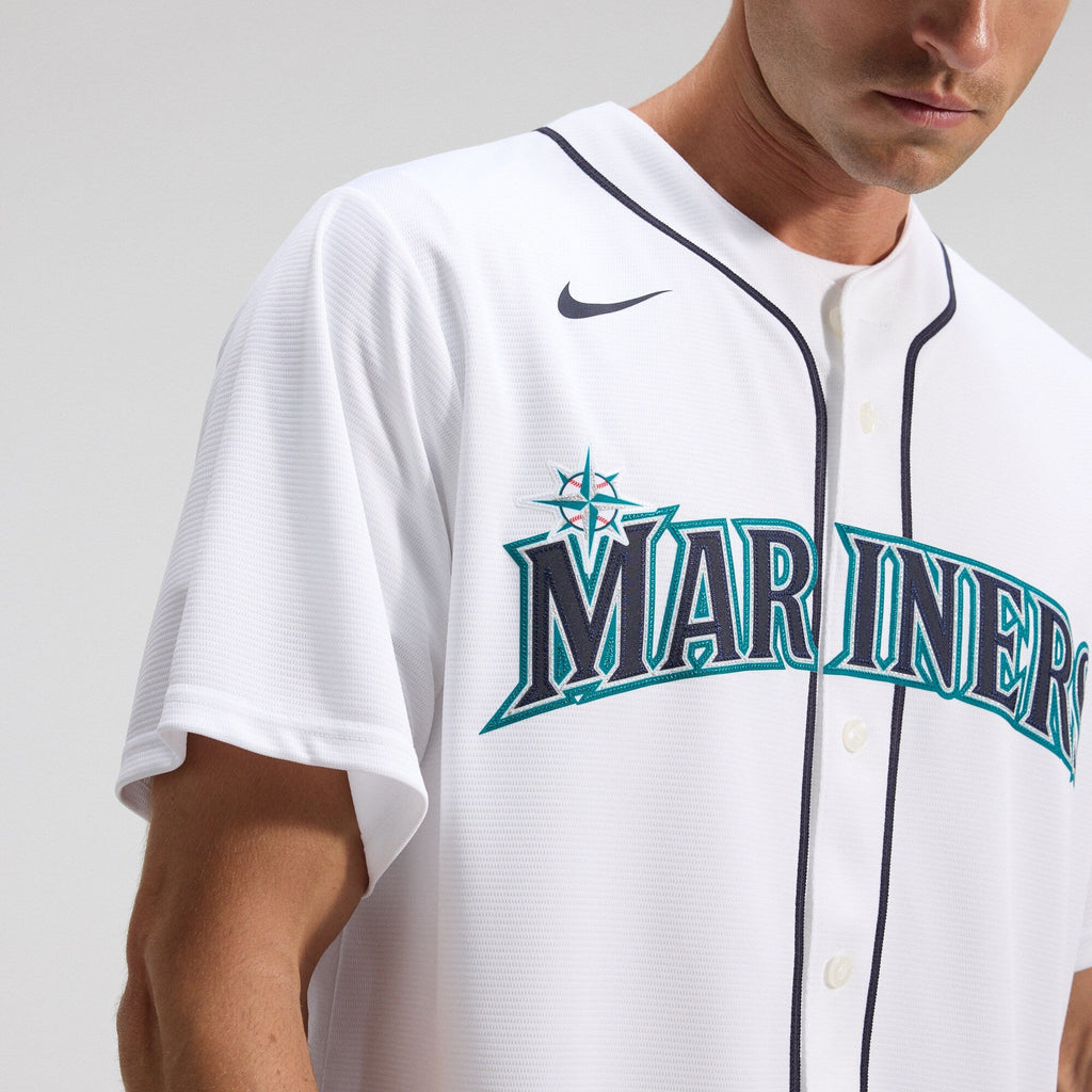 Seattle Mariners Luis Castillo Nike White Home Replica Jersey