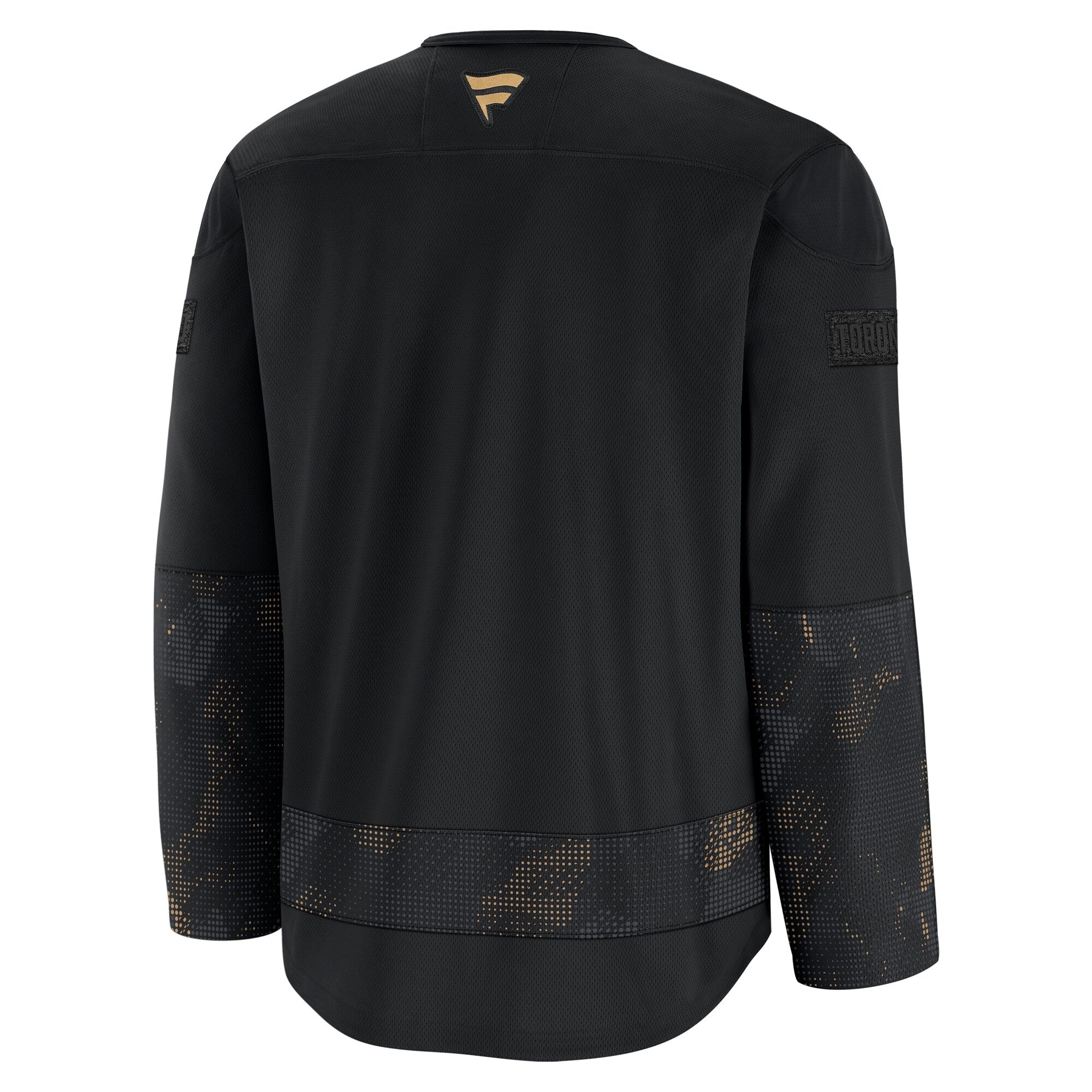 Toronto Maple Leafs Fanatics Black 2024 Military Appreciation Practice Jersey