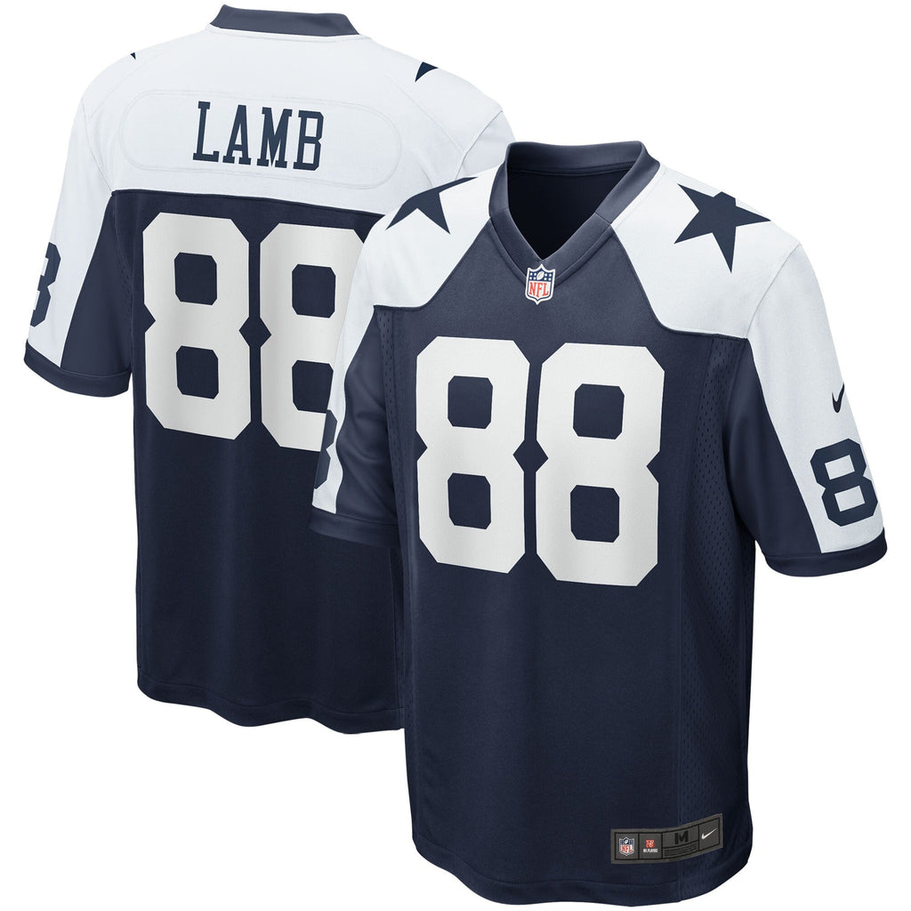 Dallas Cowboys CeeDee Lamb Nike Navy Alternate Game Team Jersey