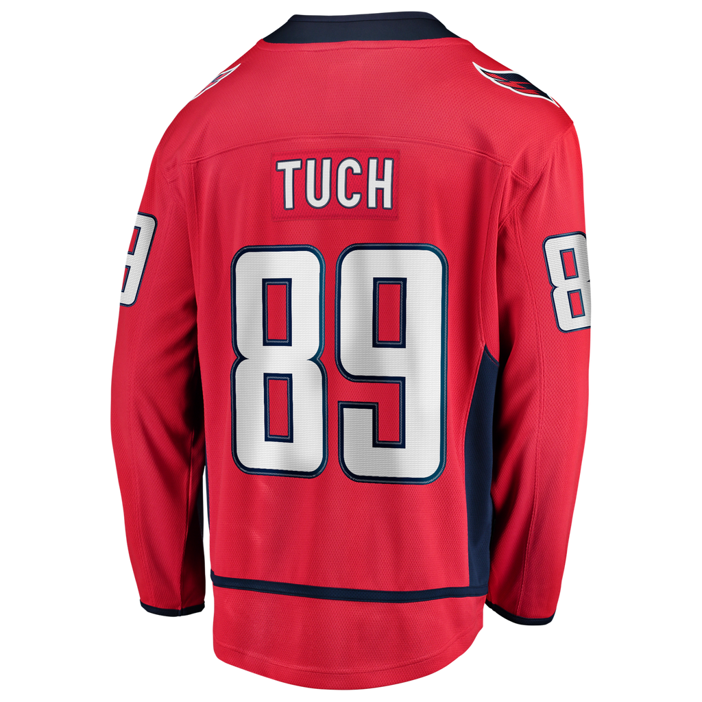 Washington Capitals Alex Tuch Fanatics Red Home Breakaway Jersey