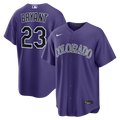 Colorado Rockies Kris Bryant Nike Purple Alternate Replica Jersey