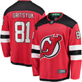 New Jersey Devils Arseny Gritsyuk Fanatics Red Home Breakaway Jersey