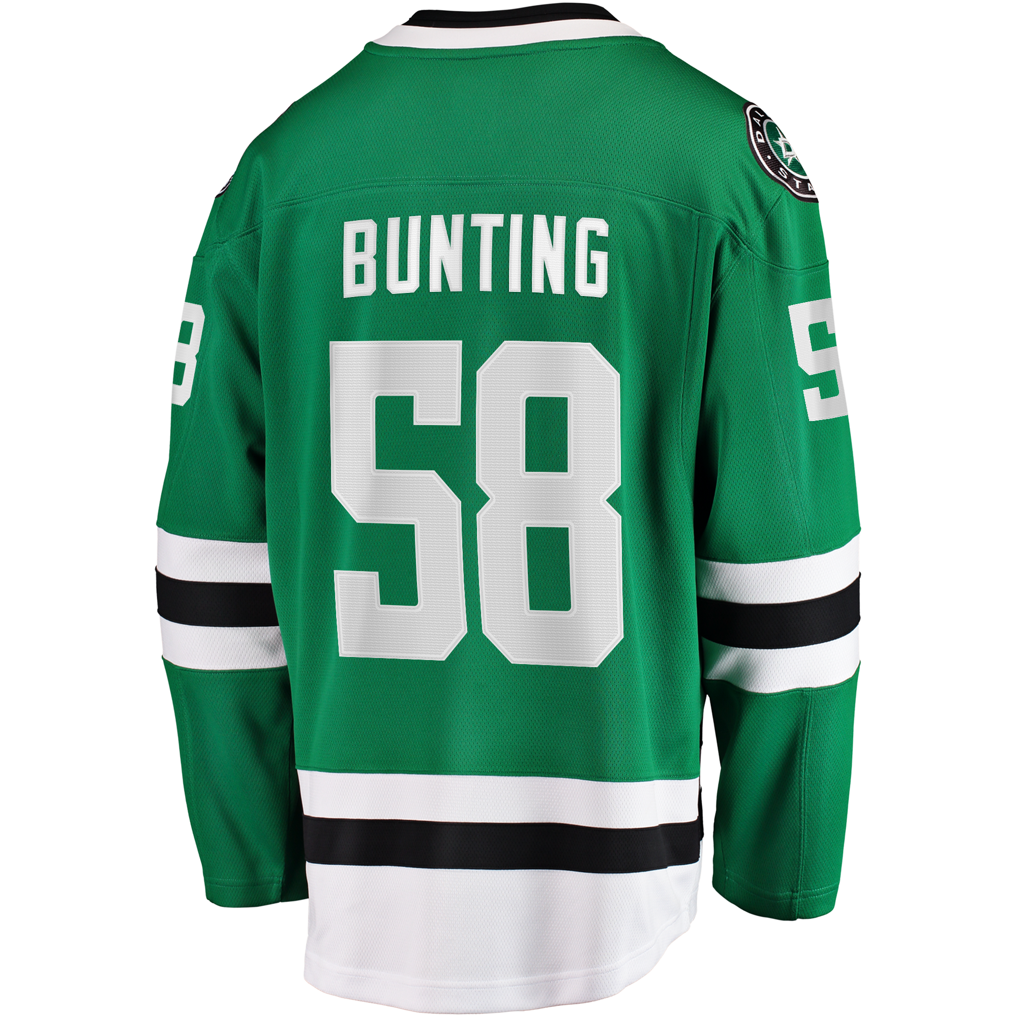 Dallas Stars Michael Bunting Fanatics Kelly Green Home Breakaway Jersey