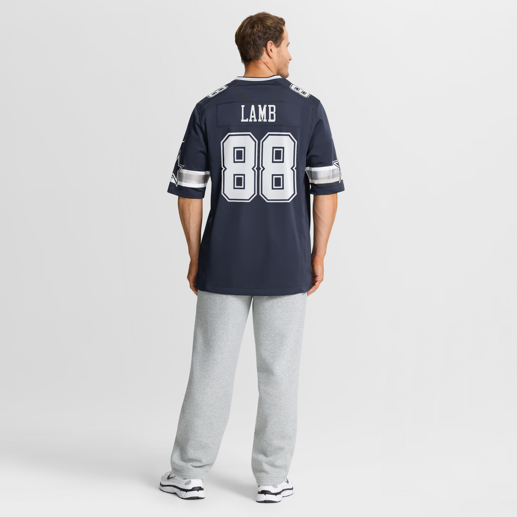 Dallas Cowboys CeeDee Lamb Nike Navy Game Jersey