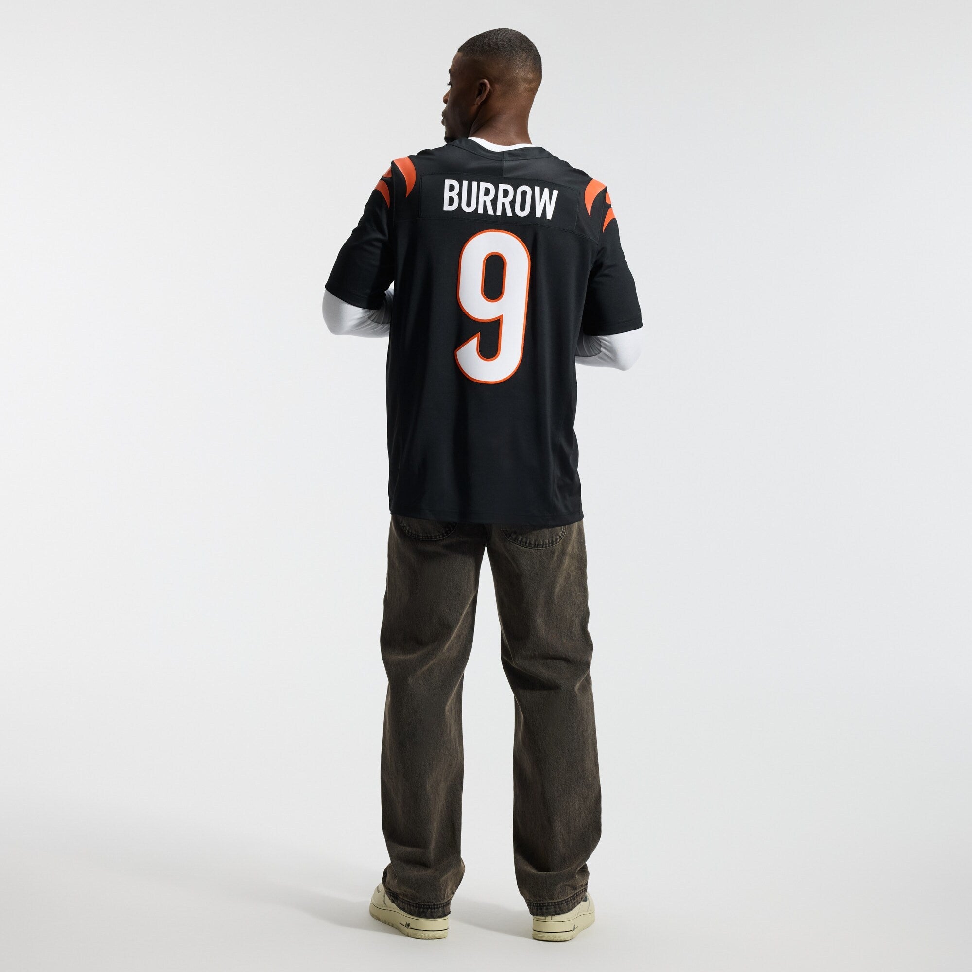 Cincinnati Bengals Joe Burrow Nike Black Team Vapor F.U.S.E. Stitched Limited Jersey