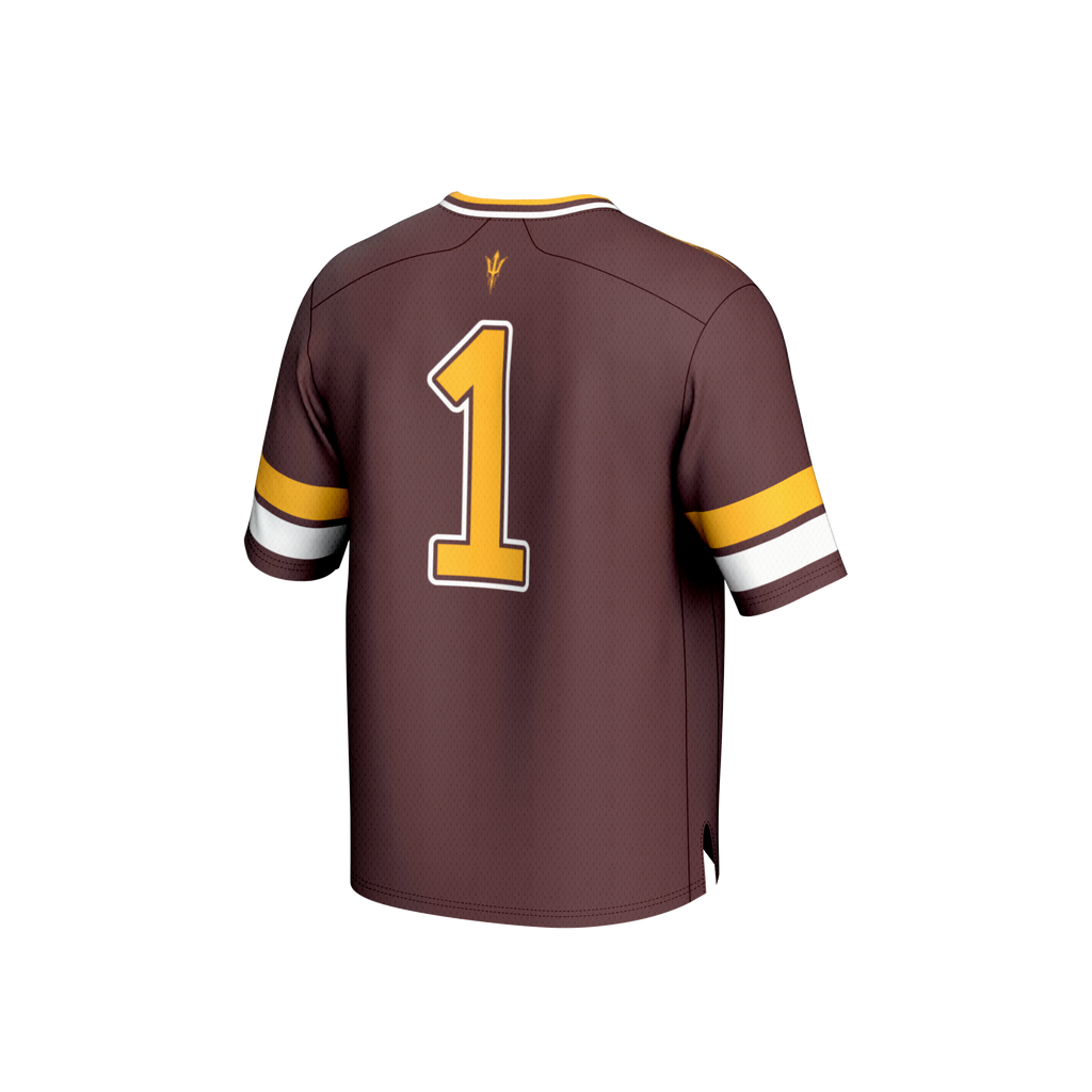 GameDay Greats Maroon #1 Arizona State Sun Devils Lightweight Collegiate Football Fashion Jersey