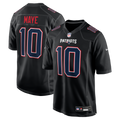 New England Patriots Drake Maye Nike Carbon Black Fashion Game Jersey