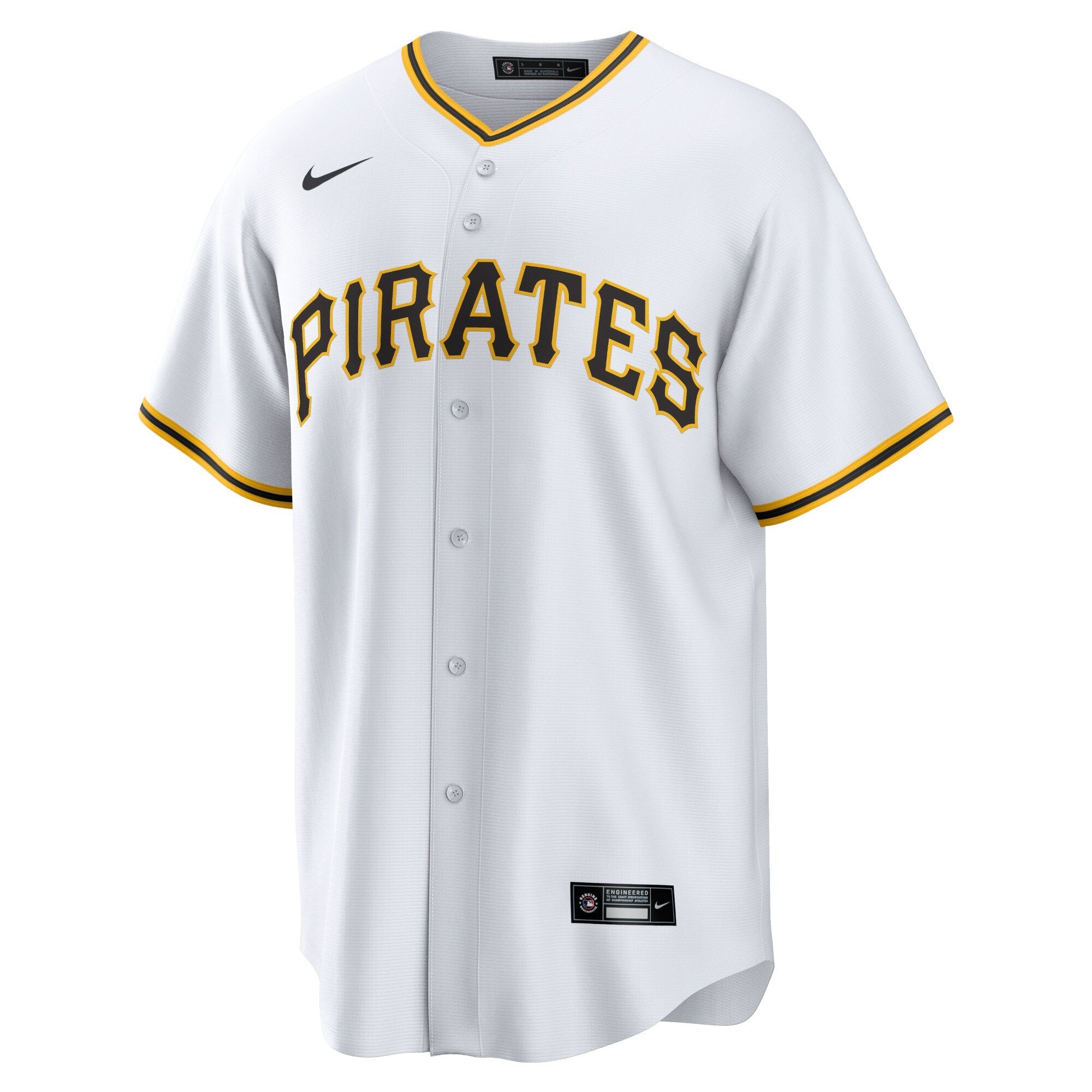 Pittsburgh Pirates Bryan Reynolds Nike White Replica Player Jersey