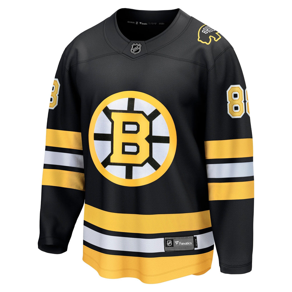 Boston Bruins David Pastrnak Fanatics Black Home Breakaway Player Jersey
