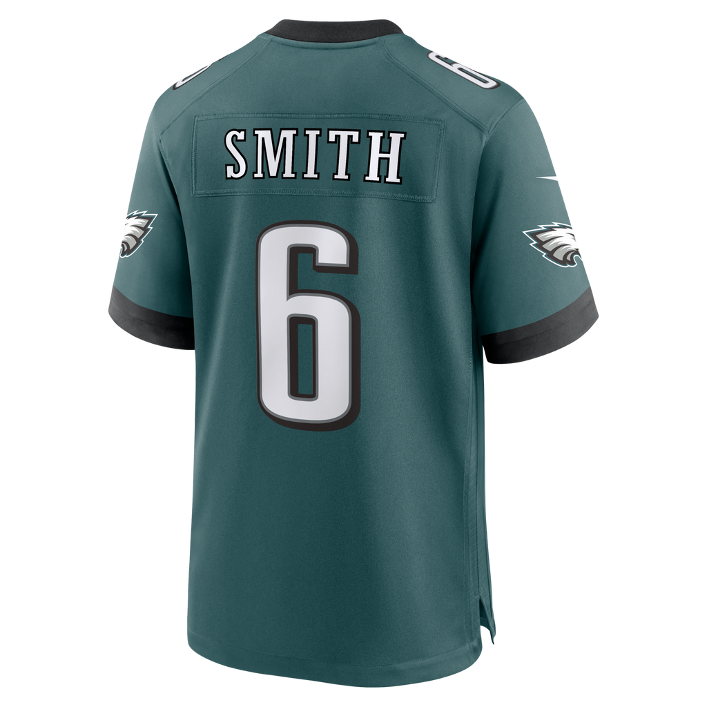 Philadelphia Eagles DeVonta Smith Nike Midnight Green Team Game Jersey