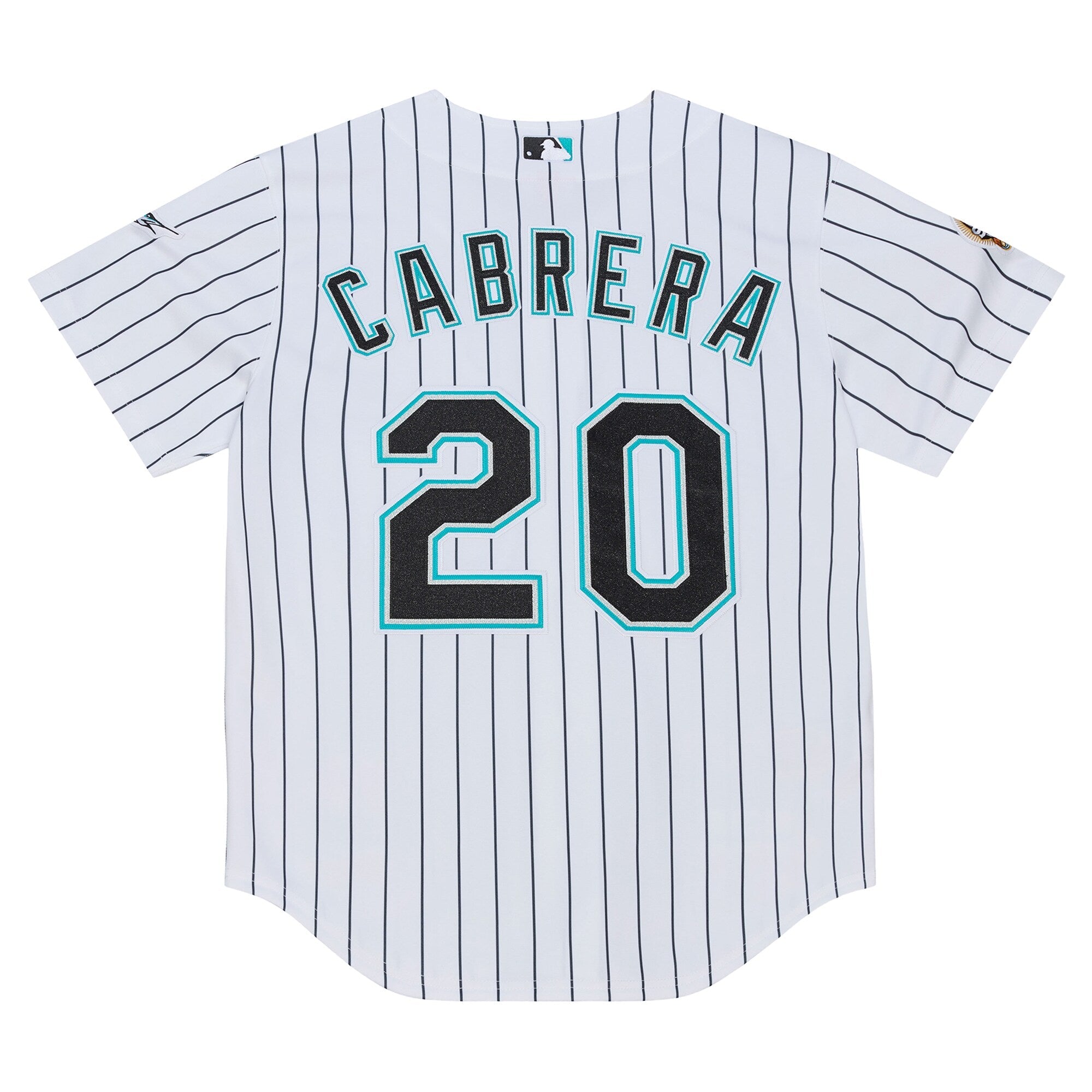 Florida Marlins Miguel Cabrera Mitchell & Ness White 2003 Cooperstown Collection Authentic Jersey