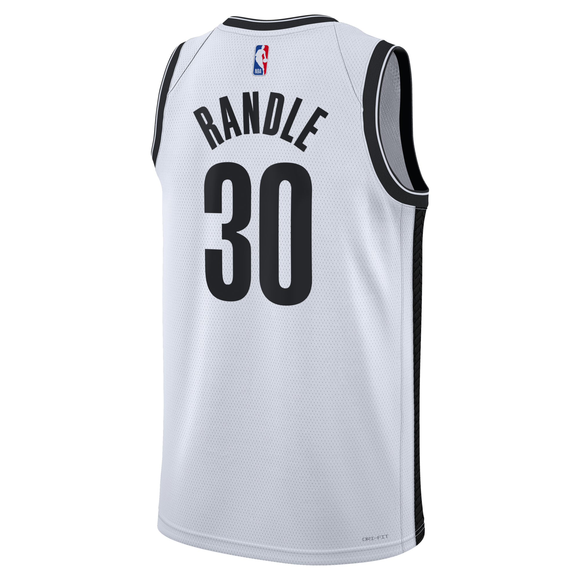 Brooklyn Nets Nike Association Edition Swingman Jersey - White - Julius Randle