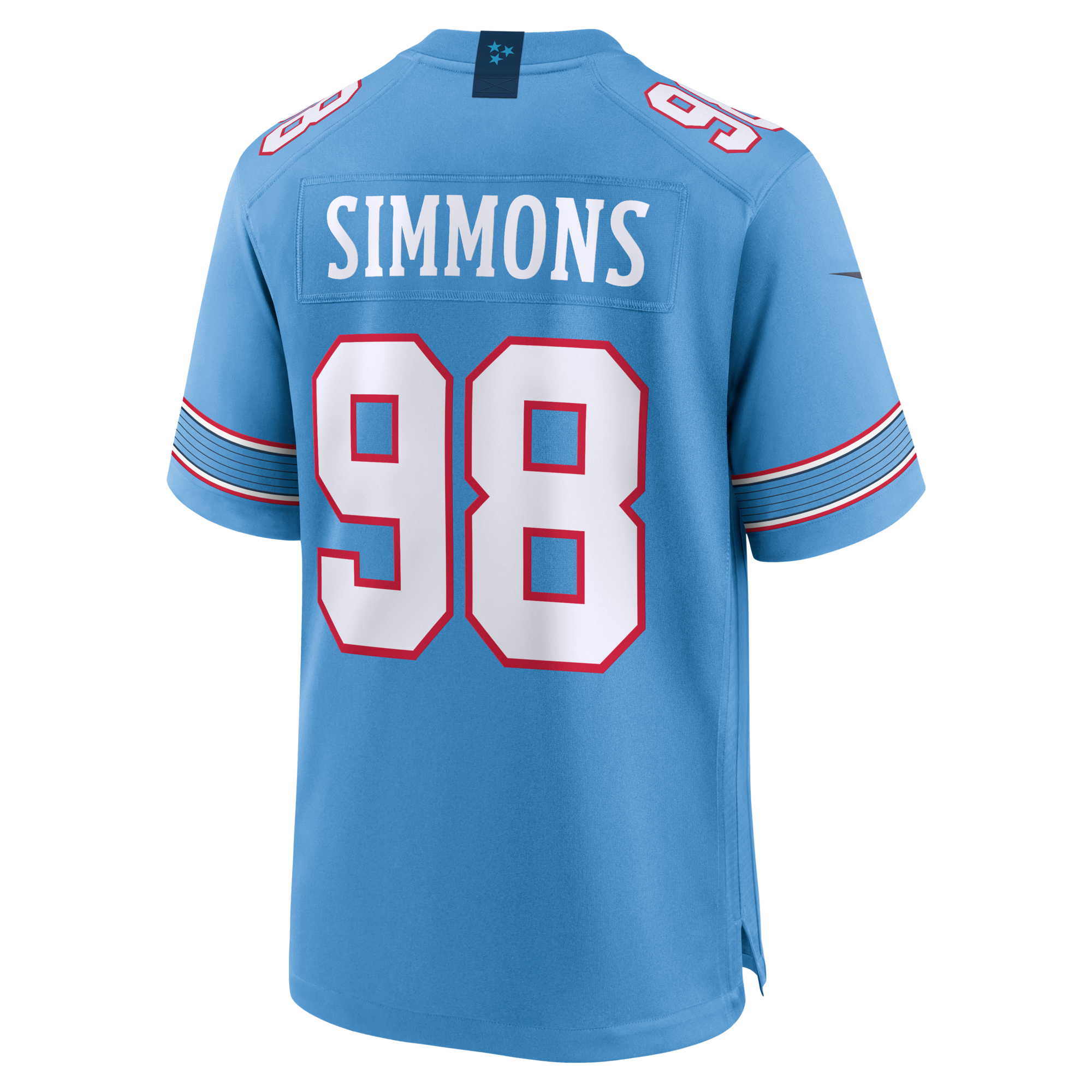 Tennessee Titans Jeffery Simmons Nike Light Blue Game Jersey