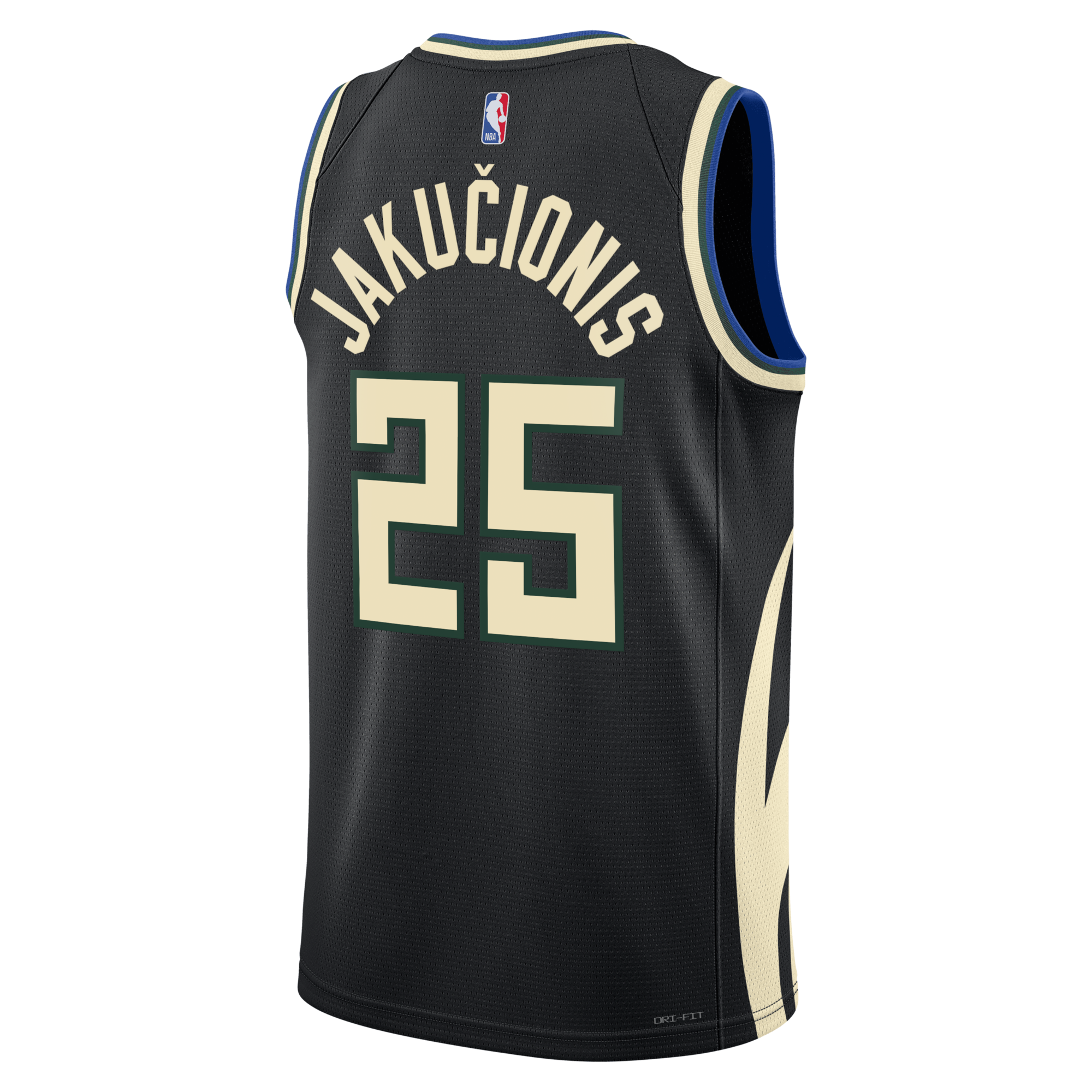 Milwaukee Bucks Jordan Brand Statement Edition Swingman Jersey - Hunter Green - Kasparas Jaku?ionis