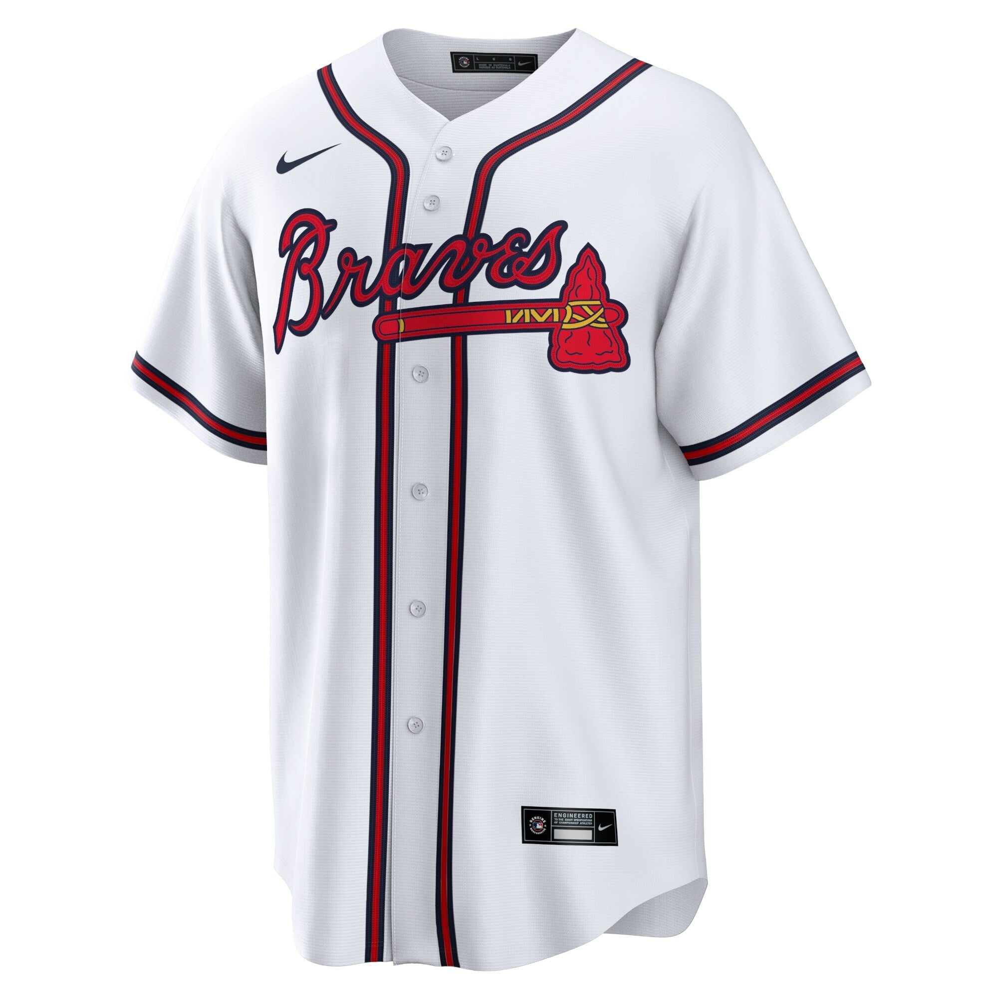 Atlanta Braves Ronald Acuna Jr. Nike White Home Replica Player Name Jersey