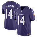 Baltimore Ravens Kyle Hamilton Nike Purple Team Vapor F.U.S.E. Stitched Limited Jersey