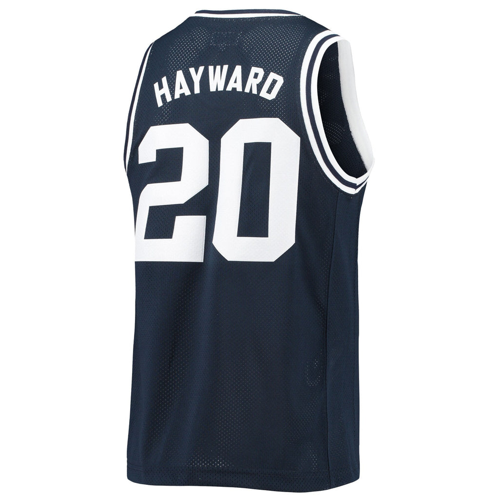 Original Retro Brand Gordon Hayward Navy Butler Bulldogs Commemorative Classic Basketball Jersey