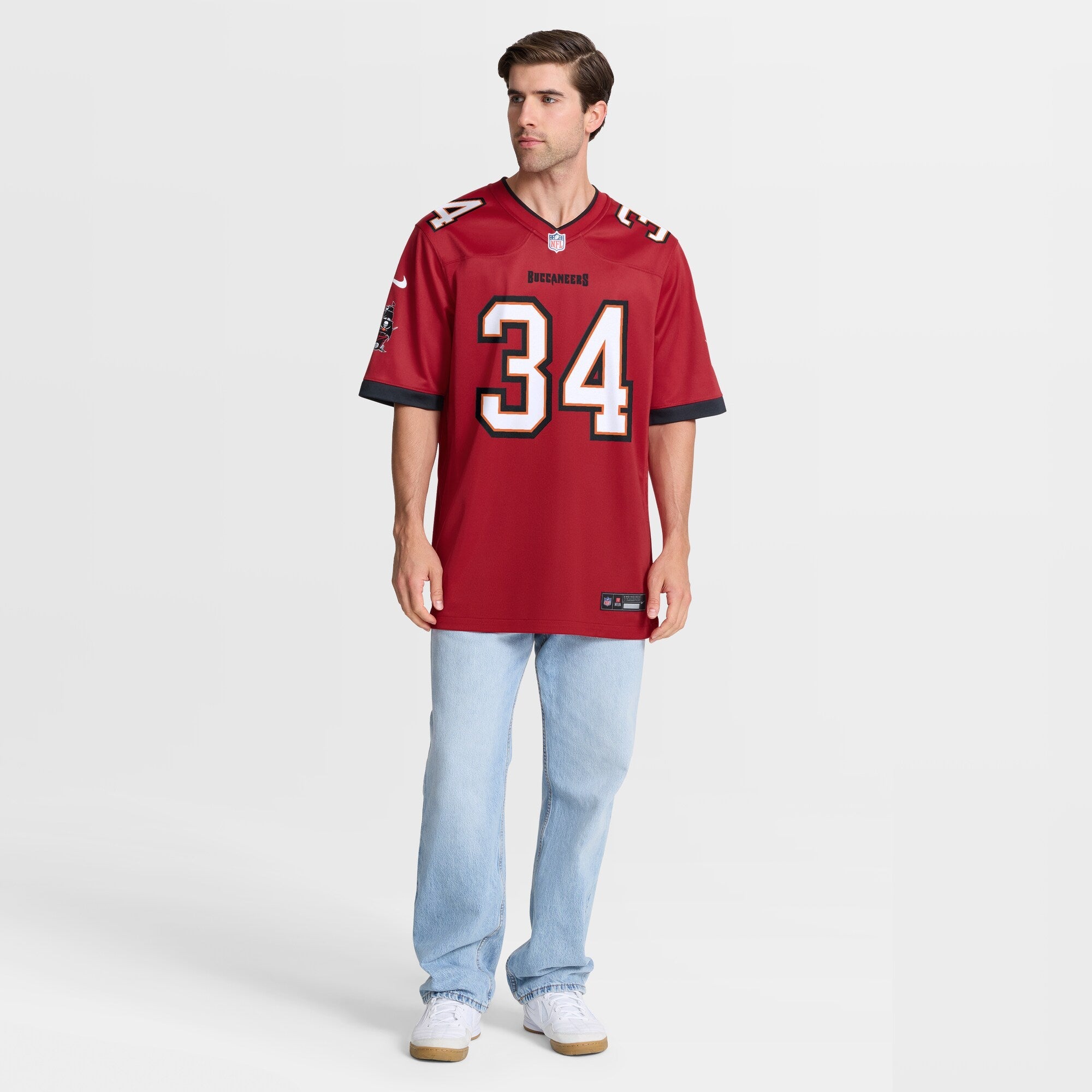 Tampa Bay Buccaneers Alex Anzalone Nike Red Team Game Jersey