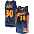 Mitchell & Ness Stephen Curry Navy Golden State Warriors 2009 Hardwood Classics Authentic Jersey