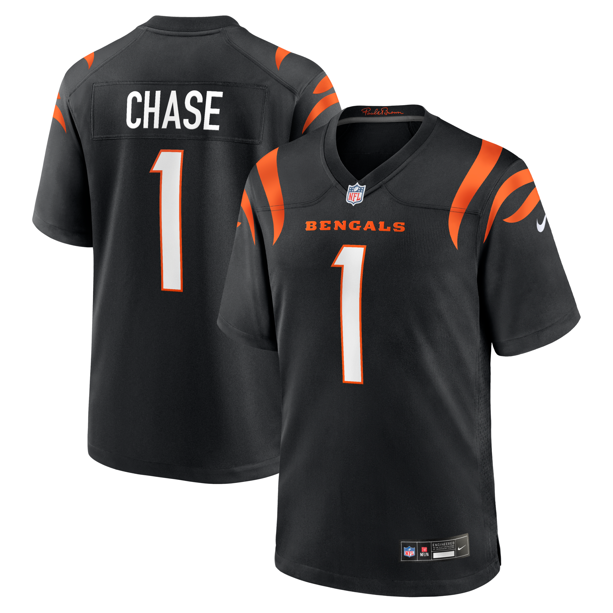 Cincinnati Bengals Ja'Marr Chase Nike Black Game Jersey