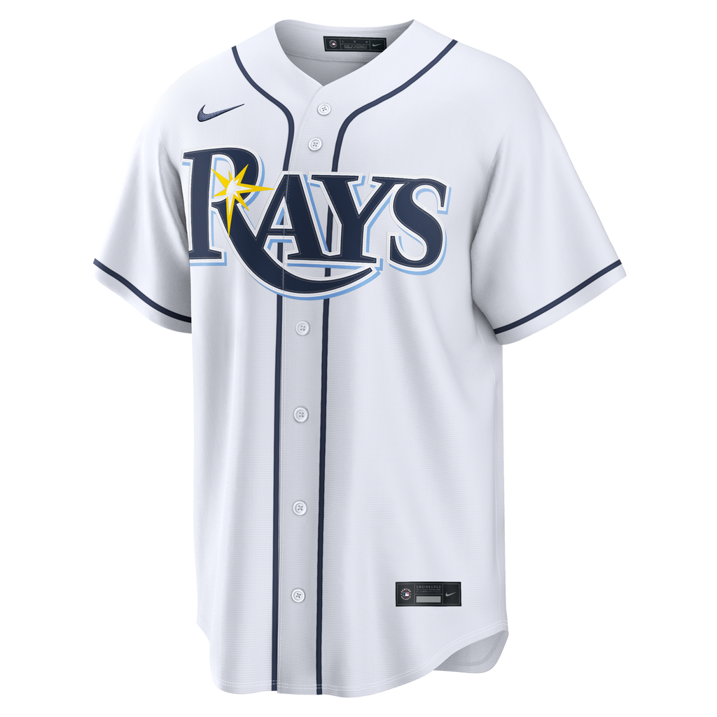 Tampa Bay Rays Nike White Home Replica Custom Jersey