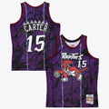 Toronto Raptors Mitchell & Ness Vince Carter 1998 Team Marble Swingman Jersey - Purple