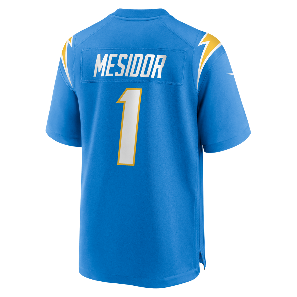 Los Angeles Chargers Akheem Mesidor Nike Powder Blue 2026 NFL Draft First Round Pick No. 22 Team Game Jersey