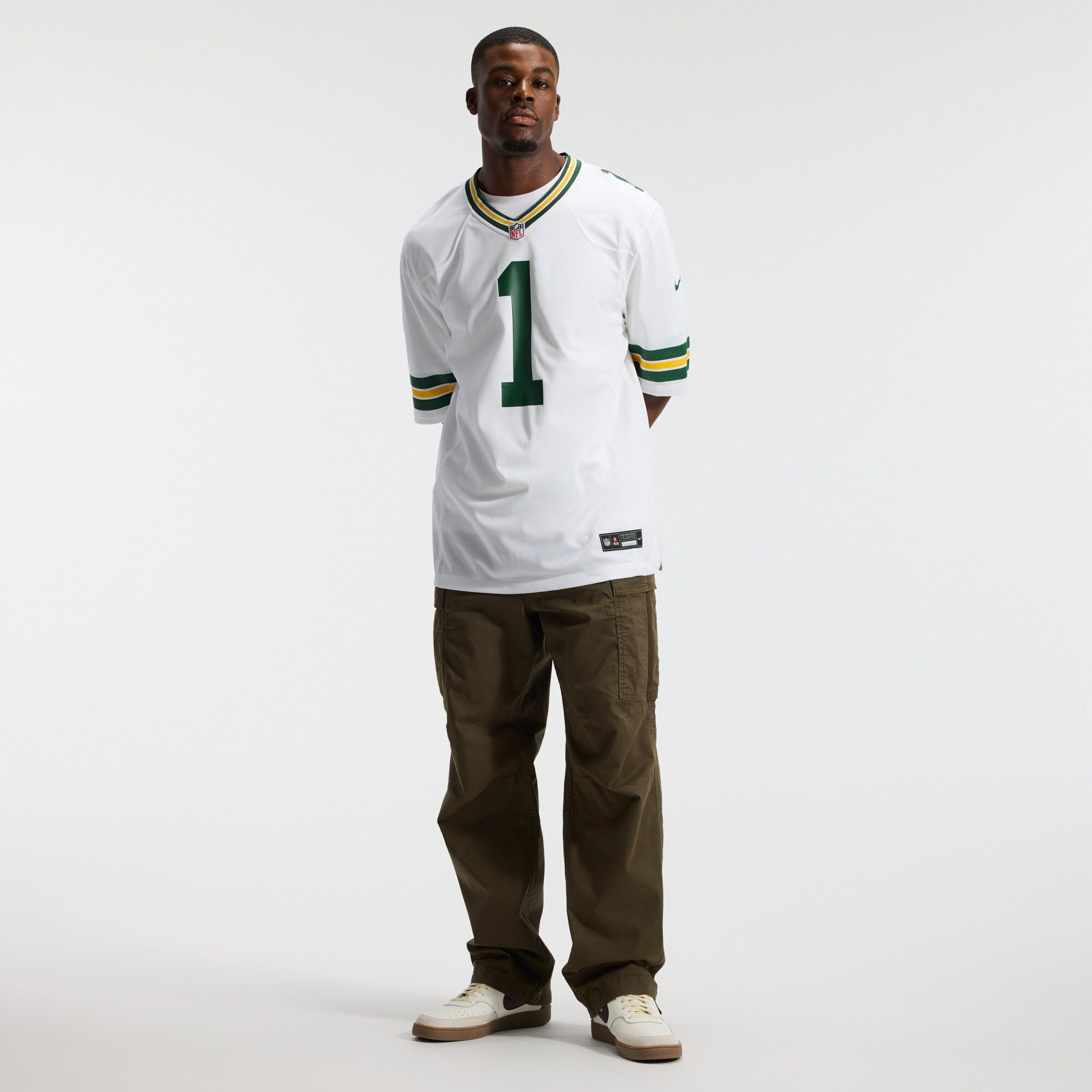Green Bay Packers Micah Parsons Nike White Game Player Jersey