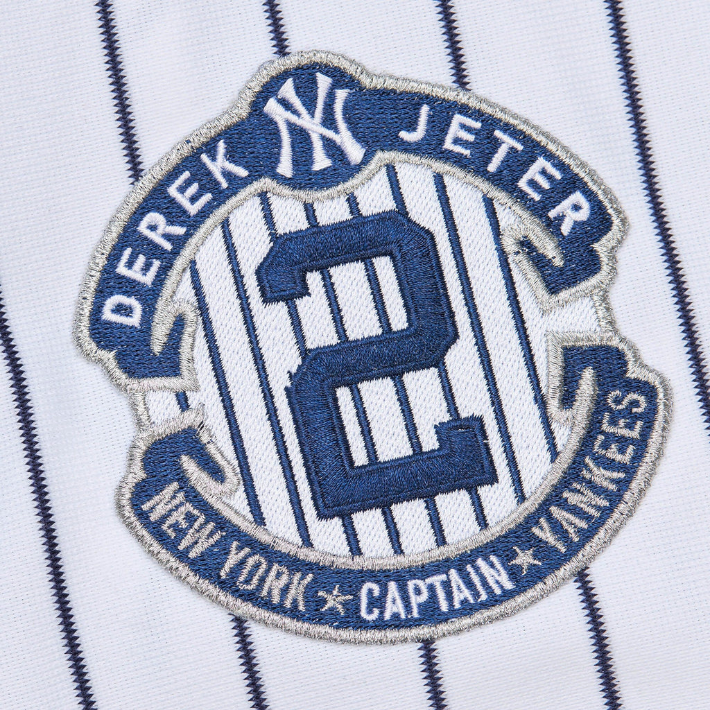 New York Yankees Ichiro Suzuki Mitchell & Ness White 2014 Cooperstown Collection Authentic Throwback Jersey