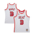 Miami Heat Mitchell & Ness Dwyane Wade White Swingman Jersey 07-08