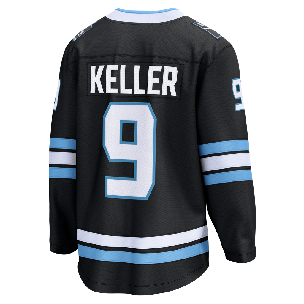 Utah Mammoth Clayton Keller Fanatics Black Home Breakaway Jersey