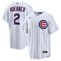 Chicago Cubs Nico Hoerner Nike White Home Replica Jersey