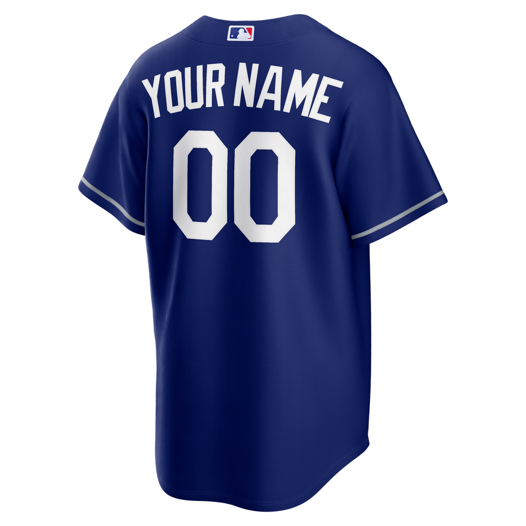 Los Angeles Dodgers Nike Royal Alternate Replica Custom Jersey