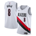 Portland Trail Blazers Nike Replica Association Edition Swingman Jersey - White - Deni Avdija