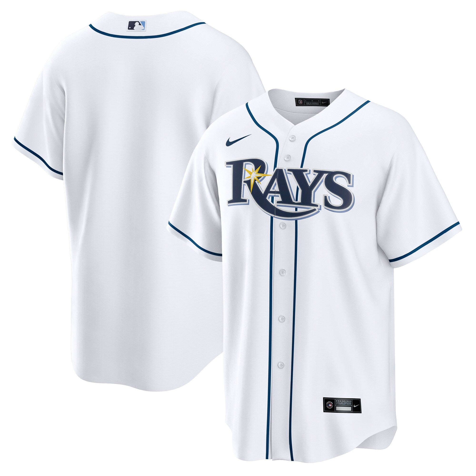 Tampa Bay Rays Nike White Home Replica Jersey